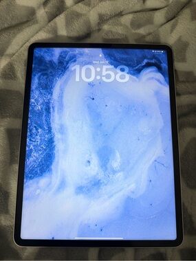 Apple iPad in Black with Blue Display Artwork
